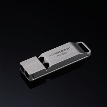 NITECORE Outdoor Emergency Whistle - NWS20 - Titanium Silver ...