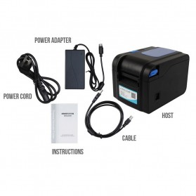 Xprinter POS Thermal Receipt Printer 80mm - XP-370B - Black - 8