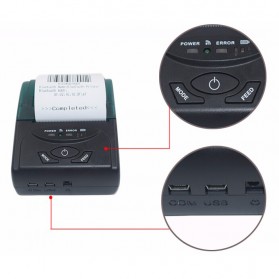 Zjiang Mini Portable Bluetooth Thermal Receipt Printer - 5807 - Black - 10