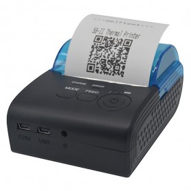 Zjiang Mini Portable Bluetooth Thermal Receipt Printer - 5805-DD - Black - 1