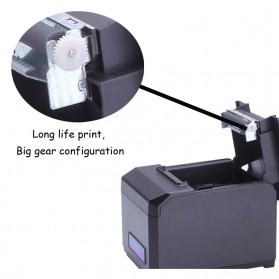 Thermal Receipt Printer with WiFi / LAN / USB Port - HS-E81ULW - Black - 3