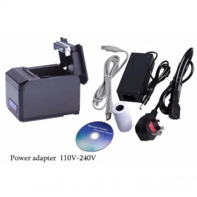 Thermal Receipt Printer with WiFi / LAN / USB Port - HS-E81ULW - Black - 6