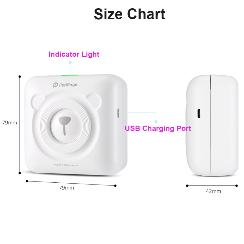 GOOJPRT PeriPage Inkless Pocket Photo 