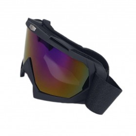 Kacamata Motor Motocross Ski Goggles Eye Protection Windproof - H013 - Black - 3