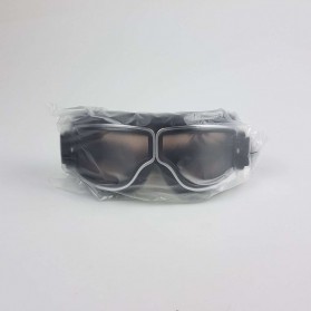 Herorider Kacamata Goggles Classic Vintage Harley UV Protection - 812 - Black - 6