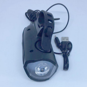 TaffLED Lampu Klakson Sepeda Bike Light Waterproof XPG LED 250 Lumens - 7588 - Black - 2