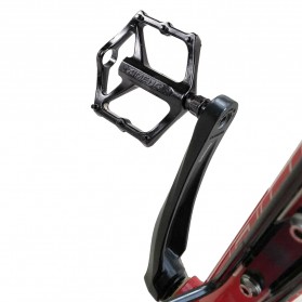 XIMENG Pedal Sepeda Bike Aluminium Anti-Slip - BP330 - Black - 1
