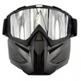 Aksesoris Perlengkapan Olahraga Lainnya - BOLLFO Kacamata Goggles Mask Motorcross Retro Anti Glare Windproof - DHL-2 - Gray