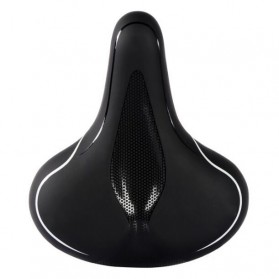 VERDENERGIA Sadel Sepeda Comfortable Silicone Cushion - SX-523 - Black