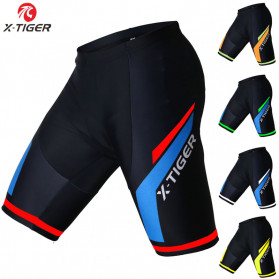 X-TIGER Celana Sepeda Cycling Short dengan 5D Breathable Pad Size XXL - XM-DK-005 - Black Blue - 2