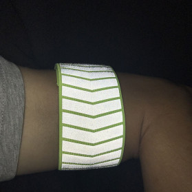Mixxar Gelang Reflektif Safety Reflective Arm Wrist Band - 329R - Green - 5