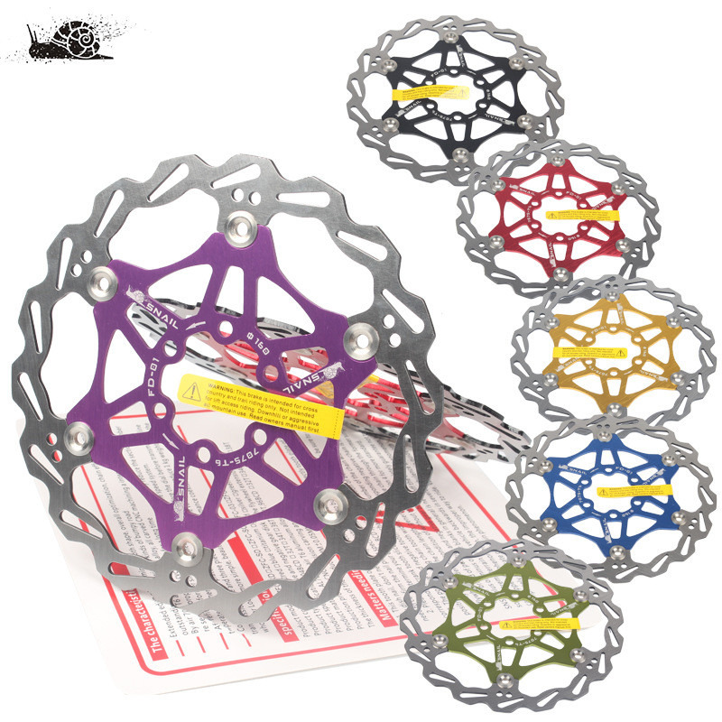 Gambar produk BDSNAIL Gigi Sprocket Sepeda Heat Dissipation Floating Rotor 160mm - FD-01
