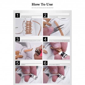 YuanXiangZhu Tali Sepatu Magnetic Lazy Lace No Tie Shoelaces 1 Pair - T9 - Black - 8