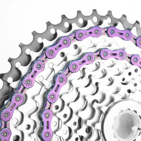 VG Sports Rantai Sepeda Bicycle Chain Half Hollow 9 Speed for Mountain Road Bike - Golden - 6