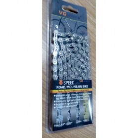 VG Sports Rantai Sepeda Bicycle Chain Half Hollow 10 Speed for Mountain Road Bike - Golden - 8