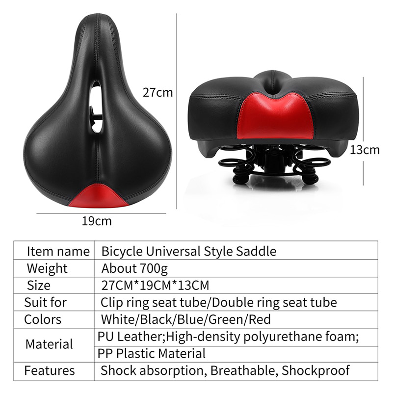 Gambar produk WEST BIKING Sadel Sepeda Bike Saddle Leather Model Spring