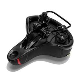 TaffSPORT Sadel Sepeda Comfortable Spring Shock Absorption Skidproof - SX-2020 - Black - 3