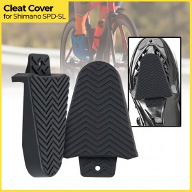 ZERAY Quick Release Cleat Cover Pedal Sepeda Road Protector Clip Bicycle for Shimano SPD-SL - RBL - Black