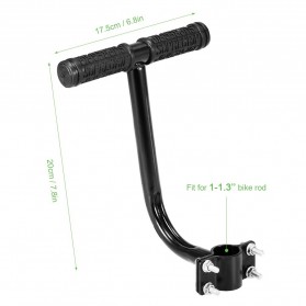 WSide Gagang Jok Sepeda Tambahan Handle Grip Kids Safety Bike Rod - FX12 - Black - 9