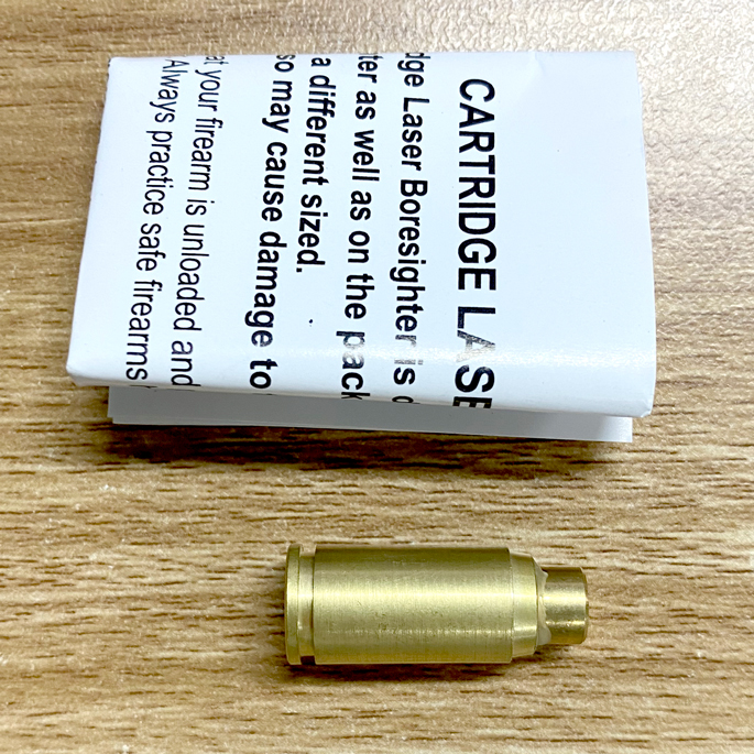 Souforce Peluru Red Dot Laser Boresight CAL Cartridge 9mm - Golden - JakartaNotebook.com