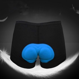 Balight Celana Dalam Sepeda Cycling Underwear With 3D Padded Sponge Size L - CK01 - Black/Blue - 1