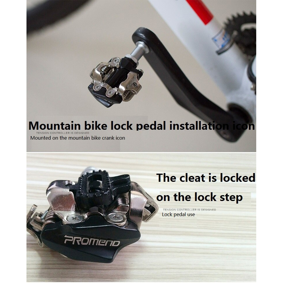 PROMEND Kunci  Sepatu Pedal  Sepeda  Self locking Pedal  2PCS 