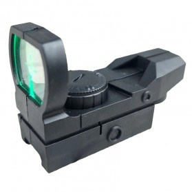 Dongzhur Kekeran Teropong Senapan Holographic Green Dot Scope 20mm Rail Mount - HD23 - Black - 1