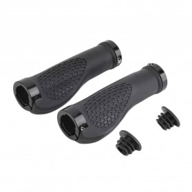 PROMEND Grip Gagang Sepeda Handlebar Rubber Anti-skid - GR49 - Black - 1