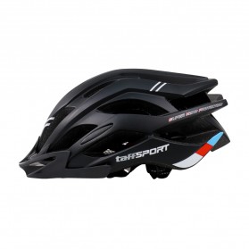 TaffSPORT Helm Sepeda Ultralight Breathable Bicycle Cycling Helmet - 008A - Black