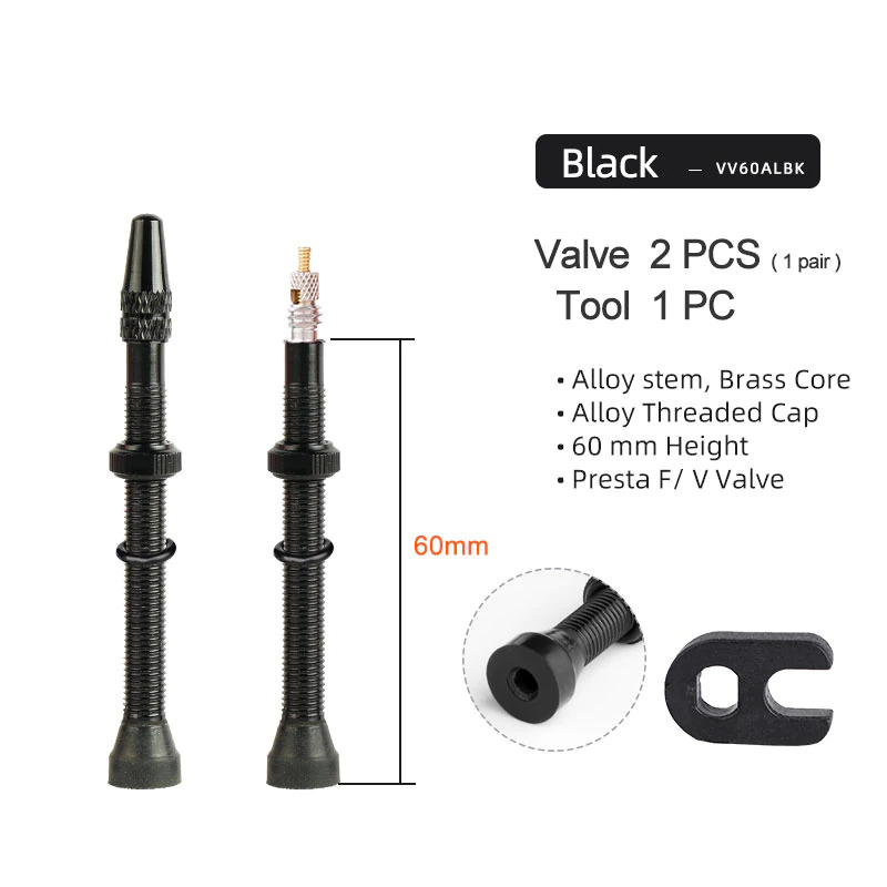 threaded presta valve