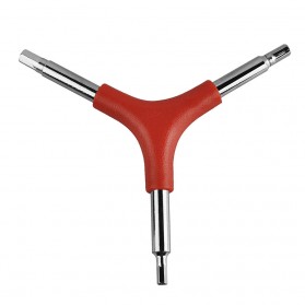 TERAYSUN Kunci Pas Sepeda Bike Tool Wrench 3 Way Hex Spanner Repair Tools - YH01