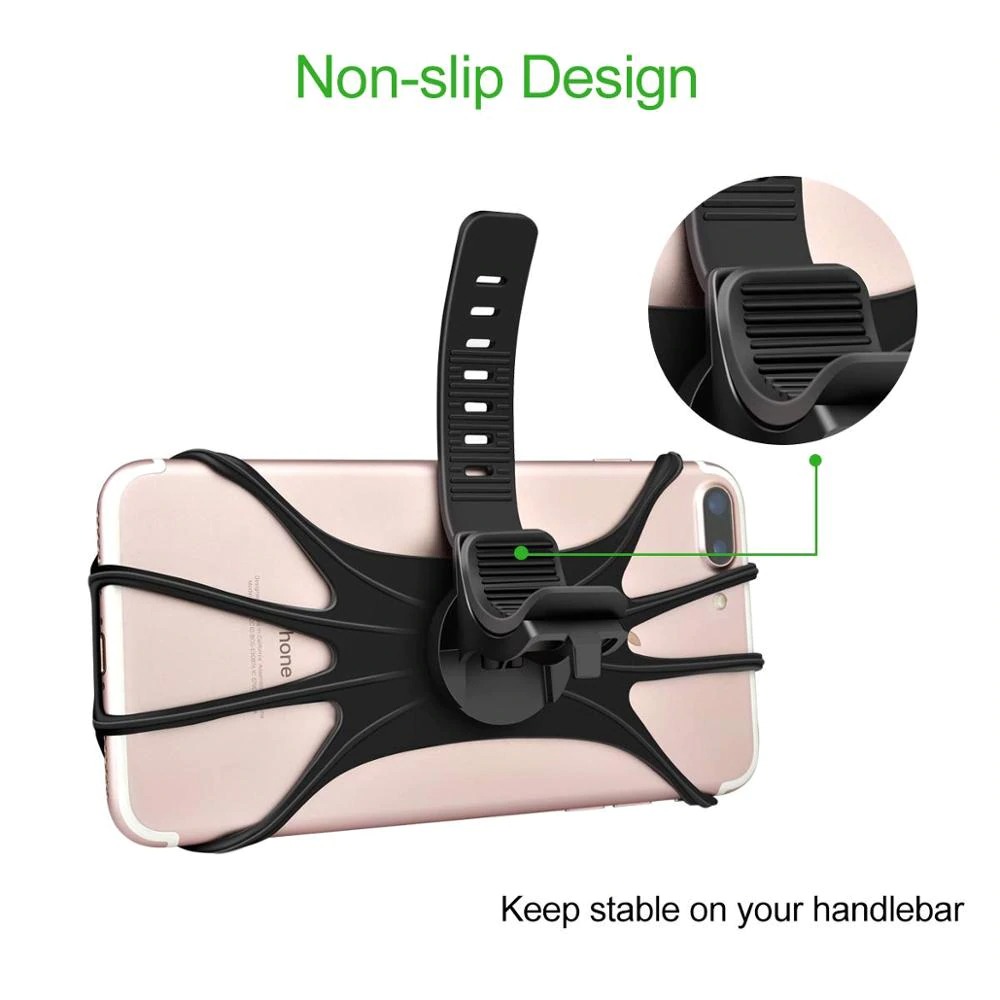 Gambar produk Gaiby Holder Smartphone Sepeda Bicycle Mount Universal Silicone - B07
