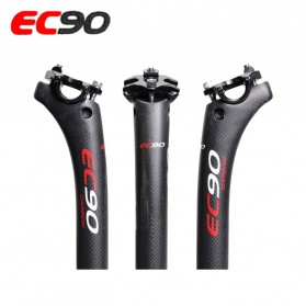 PROMEND Tiang Dudukan Jok Sepeda Full Carbon Seatpost 400 x 31.6mm - EC90 - Black