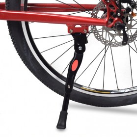 Easydo Standar Parkir Samping Sepeda Bicycle Side Kickstand 30.5-36cm - H12 - Black - 3