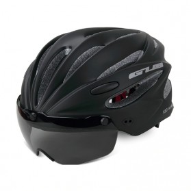 Helm Sepeda / Cycling Helmet - GUB Helm Sepeda Cycling Visor Aero EPS Magnetic Removable Lens - K80 Plus - Black