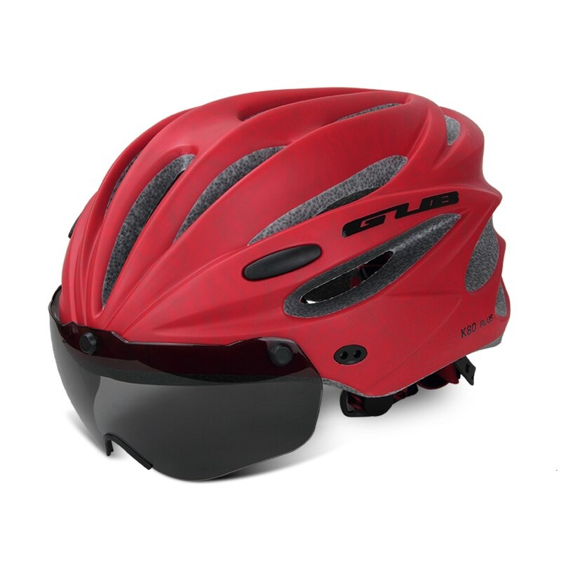 Gambar produk GUB Helm Sepeda Cycling Visor Aero EPS Magnetic Removable Lens - K80 Plus