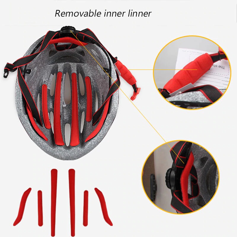 Gambar produk GUB Helm Sepeda Cycling Visor Aero EPS Magnetic Removable Lens - K80 Plus