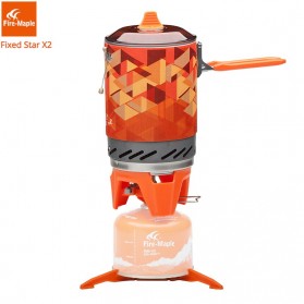 Fire Maple X2 Outdoor Gas Stove Burner Tourist Portable Cooking - FMS-X2 - Orange