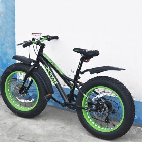 RICHBIT Spakbor Sepeda Depan & Belakang MTB Bike Mud Guard - A2A02 - Black - 5