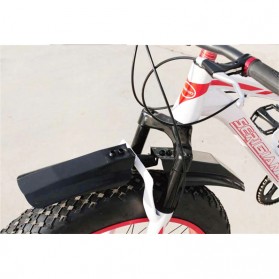 RICHBIT Spakbor Sepeda Depan & Belakang MTB Bike Mud Guard - A2A02 - Black - 6