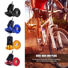 SPGOOD Bandul Colokan Ujung Batang Sepeda Bar End Plugs Bicycle Handlebar - CL84 - Black - 3
