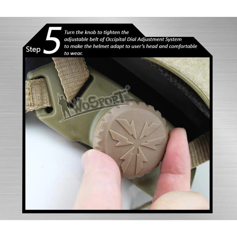 Gambar produk Demeysis Helm Tactical Airsoft Gun Paintball CS SWAT - DEM2001