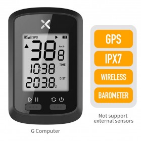 XOSS G Speedometer Sepeda Cycling Dual Sensor for Garmin iGPSPORT Bryton - X400 - Black - 1