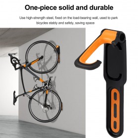 DUUTI Gantungan Dinding Sepeda Bike Wall Hook Hanger - B-2R - Black/Orange - 3