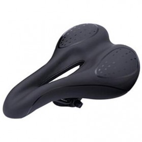 JANQI Sadel Sepeda Comfortable Silicone Cushion - SX-527 - Black