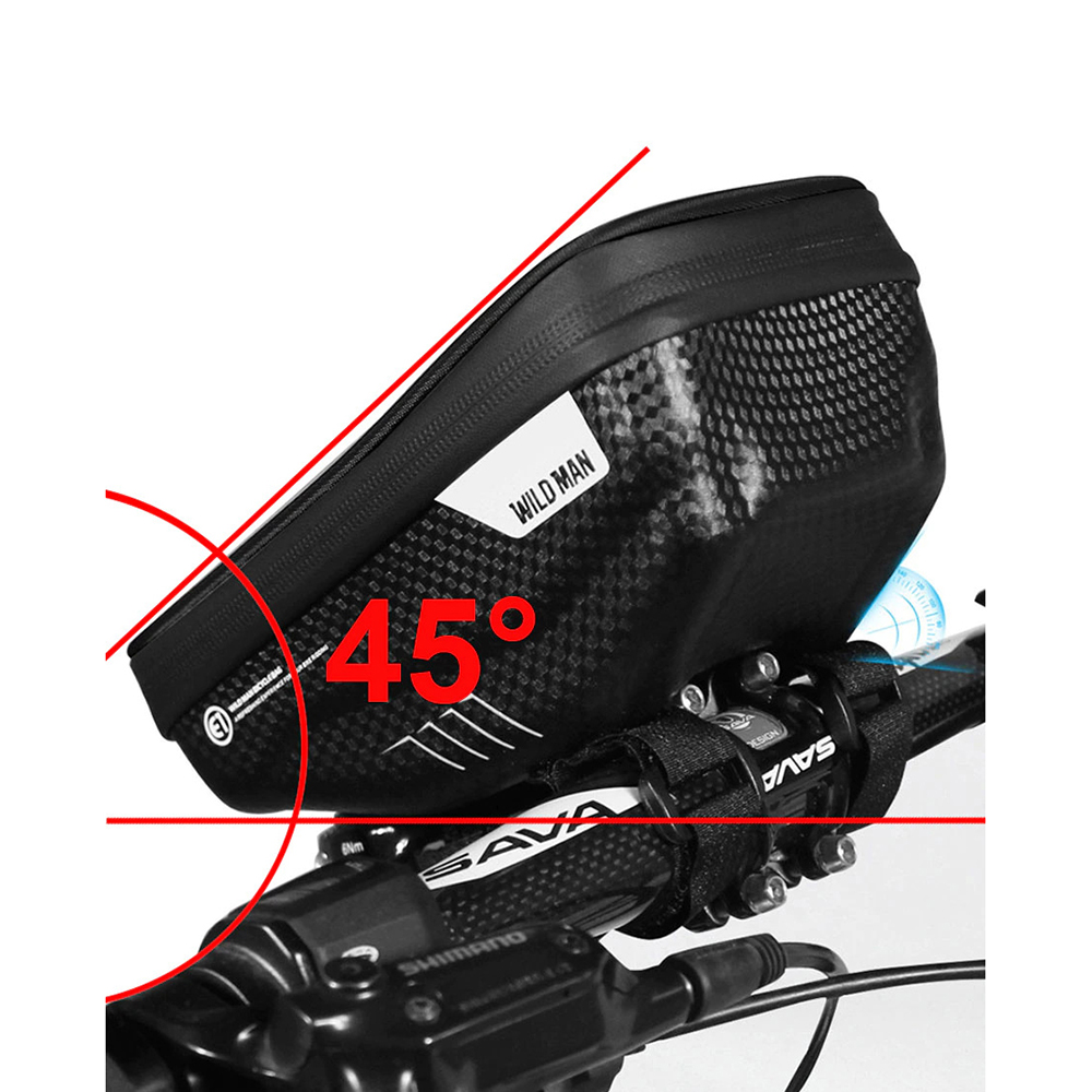 WILD MAN Tas Sepeda Smartphone Case Holder Handlebar Hard Shell ...
