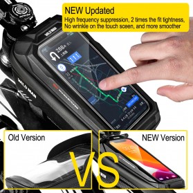 WILD MAN Tas Sepeda Smartphone Case Holder Handlebar Hard Shell Waterproof 1 L - X-2 - Red - 2