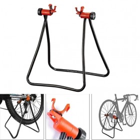 MIMRAPRO Paddock Stand Parkir Sepeda Bicycle Racks Floor Standing Bike Display - L151 - Black/Red