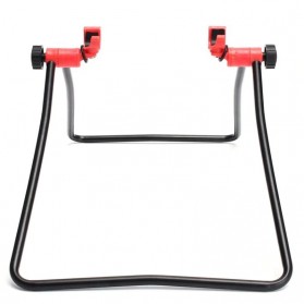 MIMRAPRO Paddock Standar Sepeda Bicycle Racks Floor Standing Bike Display - L151 - Black/Red - 2
