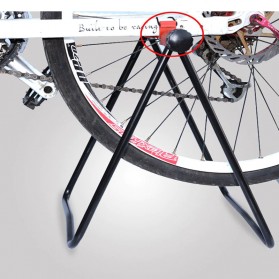 MIMRAPRO Paddock Standar Sepeda Bicycle Racks Floor Standing Bike Display - L151 - Black/Red - 5